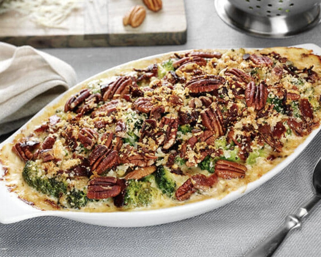 PECAN-BROCCOLI CASSEROLE – Adams Pecans, LLC